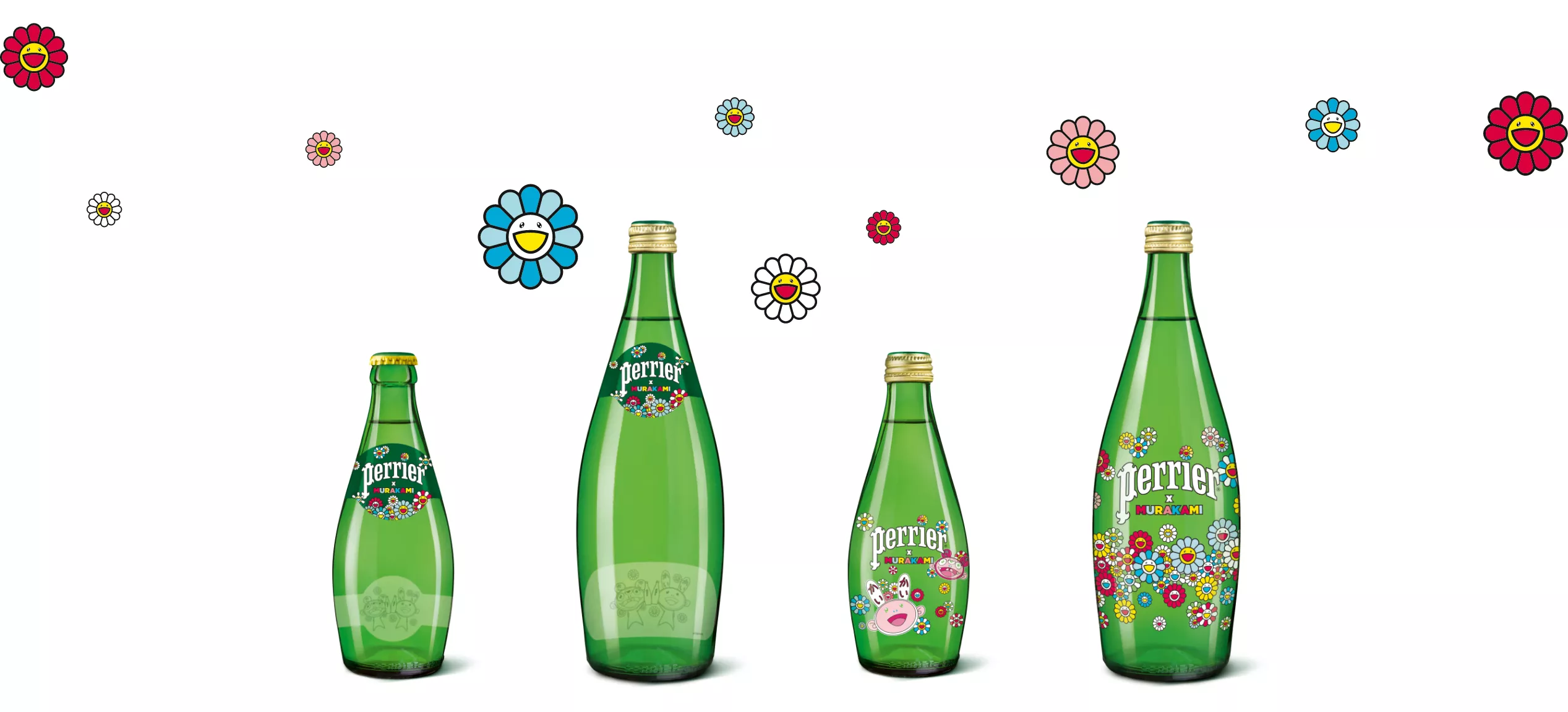 Arketing : rencontre entre art et marketing Exemple de Perrier X Murakami - Agence Kozman